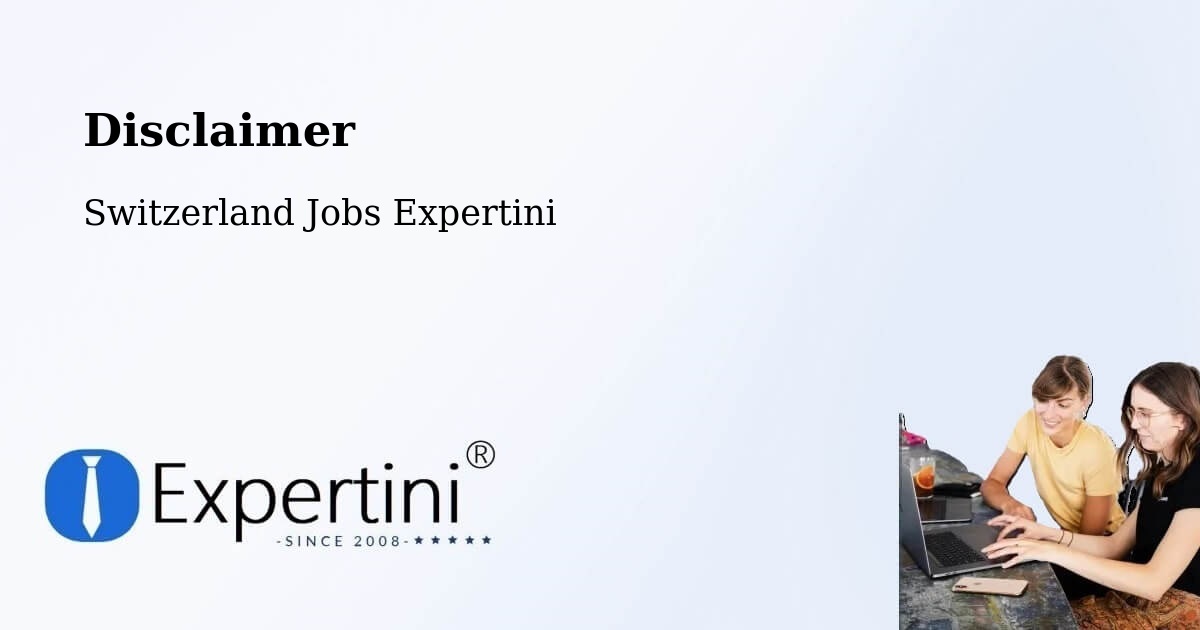 Disclaimer – Weisslingen - Switzerland Jobs Expertini